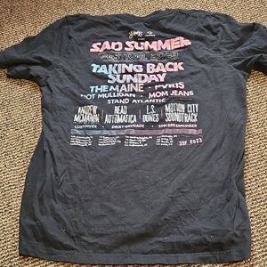 Journey's Black Sad Summer Festival 2023 T-Shirt Band Tee Cotton